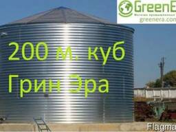 Резервуар на 200 кубов для хранения жидкостей, 200 м. куб.