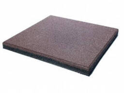 Резиновая Плитка Стандарт Светло-Коричневая