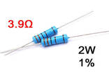 Резистор постоянный 2W 3,9Ом ( 3,9Ω ) 1% металлооксидн - фото 3