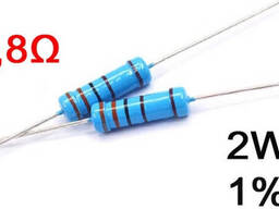 Резистор постоянный 2W 6,8Ом ( 6,8Ω ) 1% металлооксидный