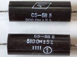 Резистори С5-5В 1 Вт, 2 Вт, 5 Вт, 10 Вт різних номіналів