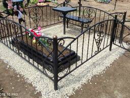 Ритуальные оградки на кладбище в наличии и под заказ