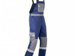 Робочий напівкомбінезон демісезонний Антистатик, синій