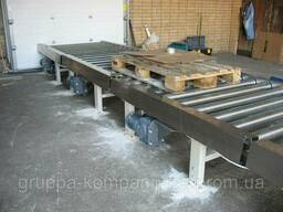 Рольганг приводний. Рольганг. Роліковий транспортер
