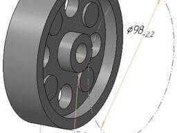 Ролик для ланцюгового транспортера КБС