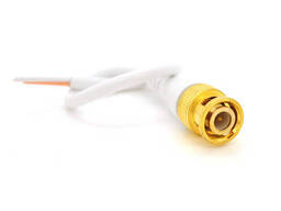 Роз'єм живлення двожильний BNC-M =&gt; кабель довжиною 10см, White, OEM Q5