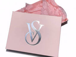 Розовая Коробка Victoria's secret размер S 17*13*3,5 см