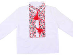 Рубашка Валери-Текс 1661-20-311-002 110 см Белый