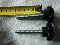 Ручка звезда с болтом М8*80 для твердотопливного котла