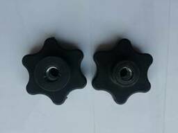 Ручка звезда с гайкой М8 для твердотопливного котла