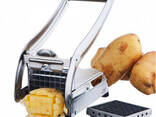 Ручная картофелерезка металлическая машинка Potato Chipper для нарезки картофеля фри. ..