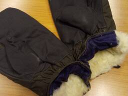 Рукавицы армейские меховые трехпалые