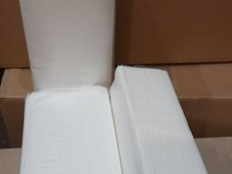 Рушники паперові білі 1 шарові 200 арк