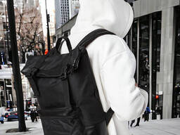 Рюкзак RollTop для ноутбука мужской и женский городской для путешествий Роллтоп