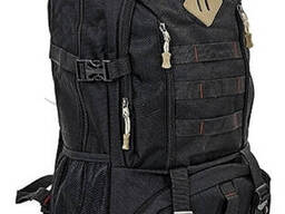 Рюкзак туристический 40л 50х34х19 черный