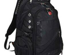 Рюкзак Swiss 8810 с боковыми карманами и водонепроницаемым чехлом (L) Black