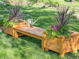 Садовая лавочка в стиле LOFT (Street Bench - 40)