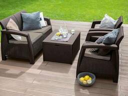 Садовая мебель Corfu Box Set Allibert, Keter