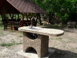 Садовая мойка уличная бетонная