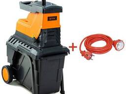 Садовий подрібнювач GTM MS2800/45 KIT + подовжувач 10м (MS2800/45_KIT+ext. cord : 2800. ..