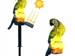 Садовый фонарь Solar Parrot на солнечной батарее Попугай