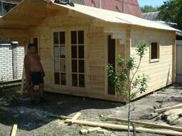 Садовые домики из бруса толщиной 42мм
