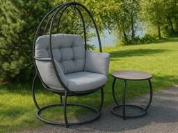 Садовые кресло из металла для сада в стиле лофт