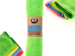 Салфетка автомобильная (Микрофибра) автополотенце К-2 Microfiber Cloths SET 30х35 к-т 4 шт