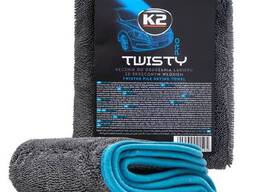 Салфетка автомобильная (Микрофибра) автополотенце К-2 Twisty PRO 40х60
