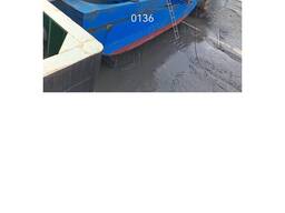 Самоходная баржа со слиповым мостом 2 шт