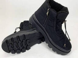 Сапоги женские 39р 24.5см, Женские зимние стеганные ботинки, Челси с эластичными вставками