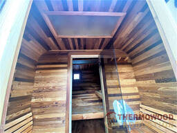 Sauna Cube Quadro Black 3.6x4.5m Thermowood Production