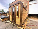 Sauna Cube Quadro Black 3.6x6.0m Thermowood Production