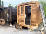 Sauna Cube Quadro Old Wood 2x2m Thermowood Production