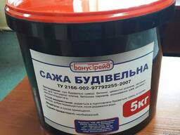 Сажа будівельна (відро 5 кг)