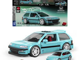 Сборная модель Конструктор Машина Mattel Brick Shop Speed Honda Custom 90 Civic EF