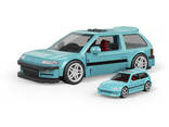 Сборная модель Конструктор Машина Mattel Brick Shop Speed Honda Custom 90 Civic EF - фото 1