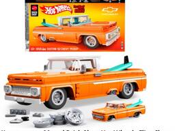 Сборная модель. Конструктор Mattel Brick Shop Hot Wheels Elite Chevy 858 деталей