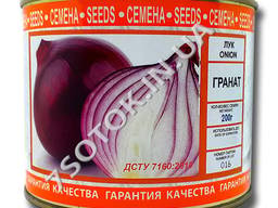 Семена лука «Гранат» (красный) 200 г, инкрустированные (Vitas)