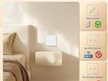 Сенсорный настенный выключатель Bseed, двухклавишный, однопозиционный, скрытый монтаж. .. - фото 2