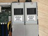 Сервер SUPERMICRO X11SSL-F в корпусі CSE-813M, блоки живлення PWS-406P-1R - фото 3