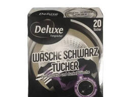 Серветки для відновлення чорного кольоруDeluxe Schwarz Black, 20шт