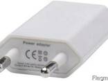 Сетевой адаптер 1А для зарядки от сети через USB - разъем - фото 4