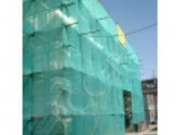 Сетка фасадная для строительных лесов пластиковая 50% затемн