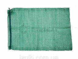 Сетка-мешок для упаковки овощей с завязкой зеленая, 45х75 см, до 30 кг