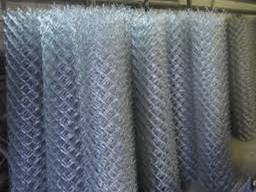 Сетка Рабица оцинкованная 35x35, d 1,6мм, рулон 0,6х10м