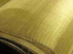 Сетка латунная тканная