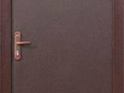 Металлическая дверь , наружные петли