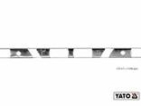 Шаблон для заточування обмежувача глибини зубів ланцюгів YATO 170 х 10 х 1 мм 0.65/0.75. ..