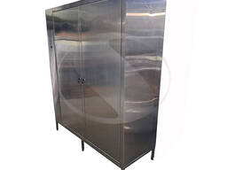 Шафа для одягу з нержавіючої сталі, розмір 1600x600x2000 мм